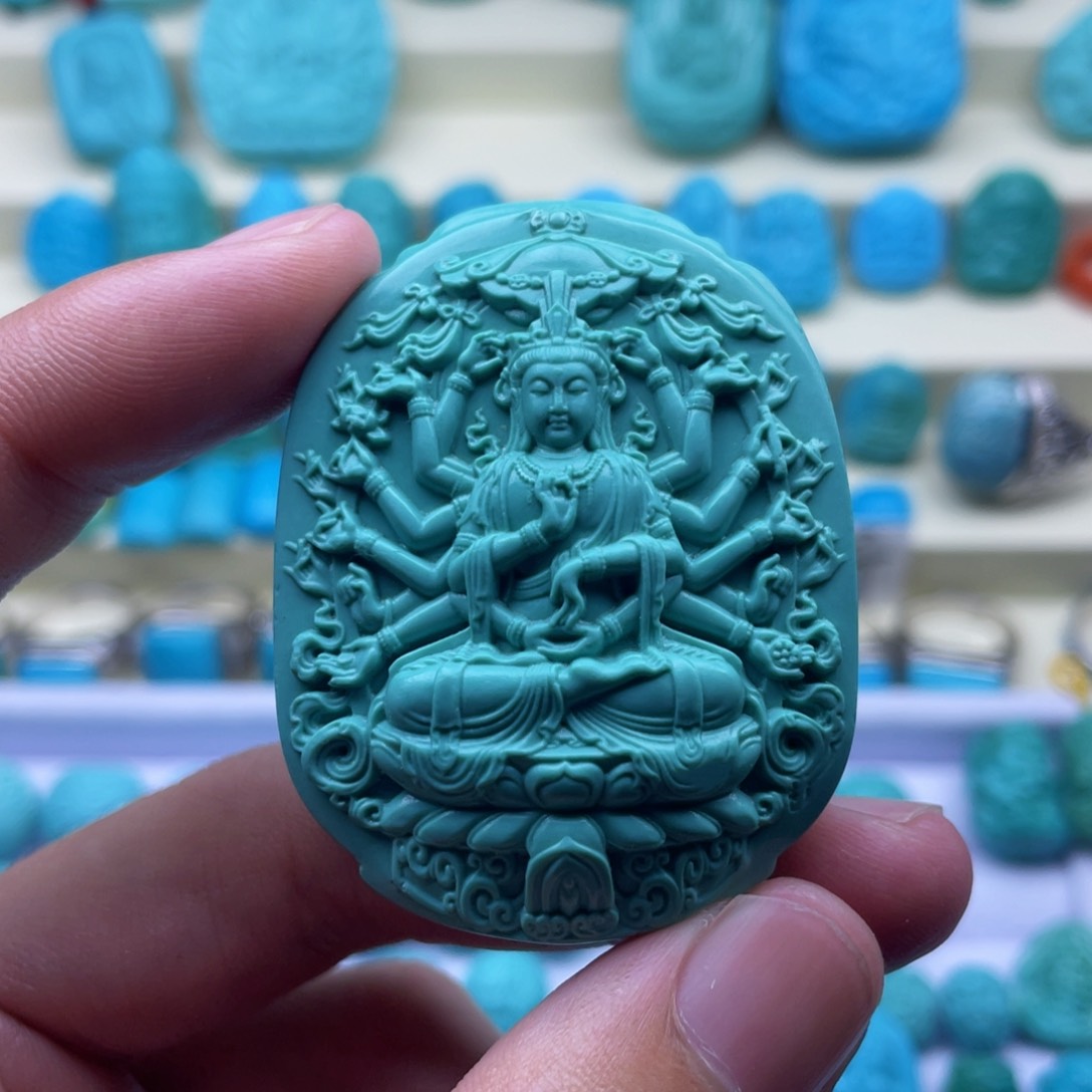 绿松石珠宝奇石未镶嵌