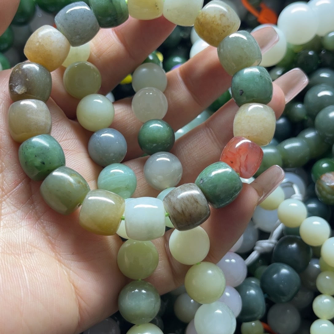 和田玉手链未镶嵌