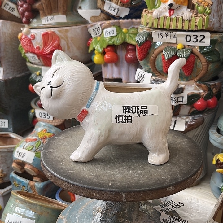 粗陶材质多肉花盆