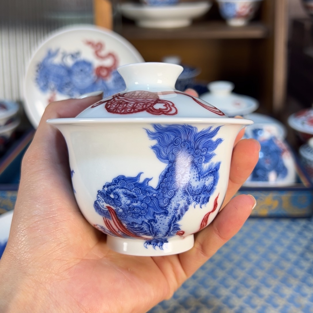 摆件景德镇茶器百宝箱