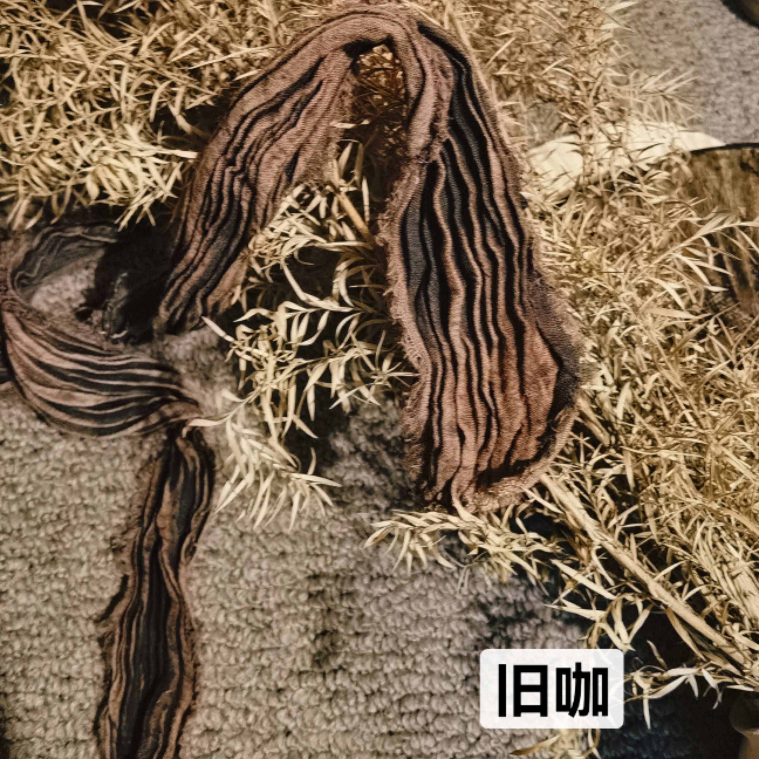 07732植物染亚麻围巾no退no换220.12