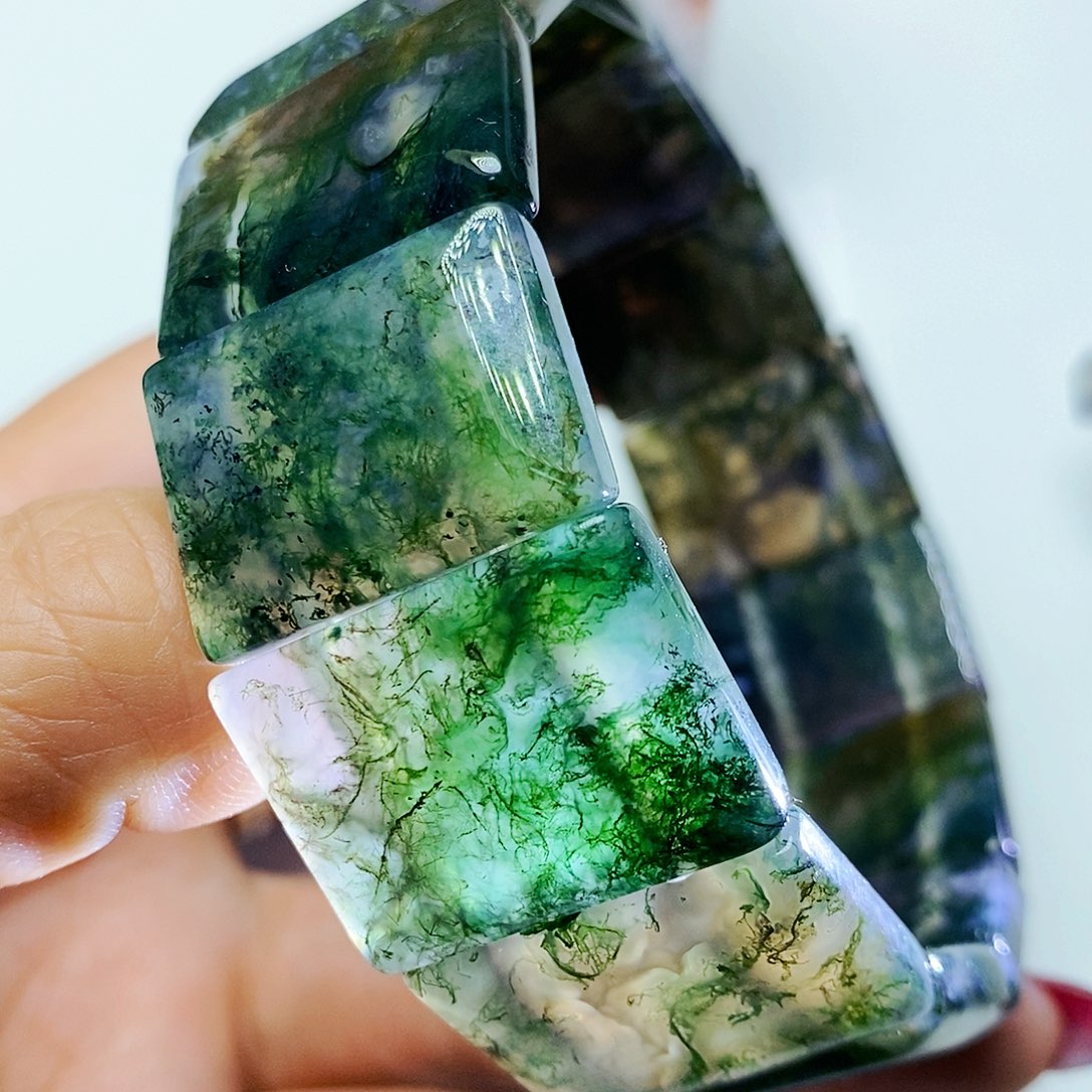 玛瑙/玉髓手链未镶嵌杏**主