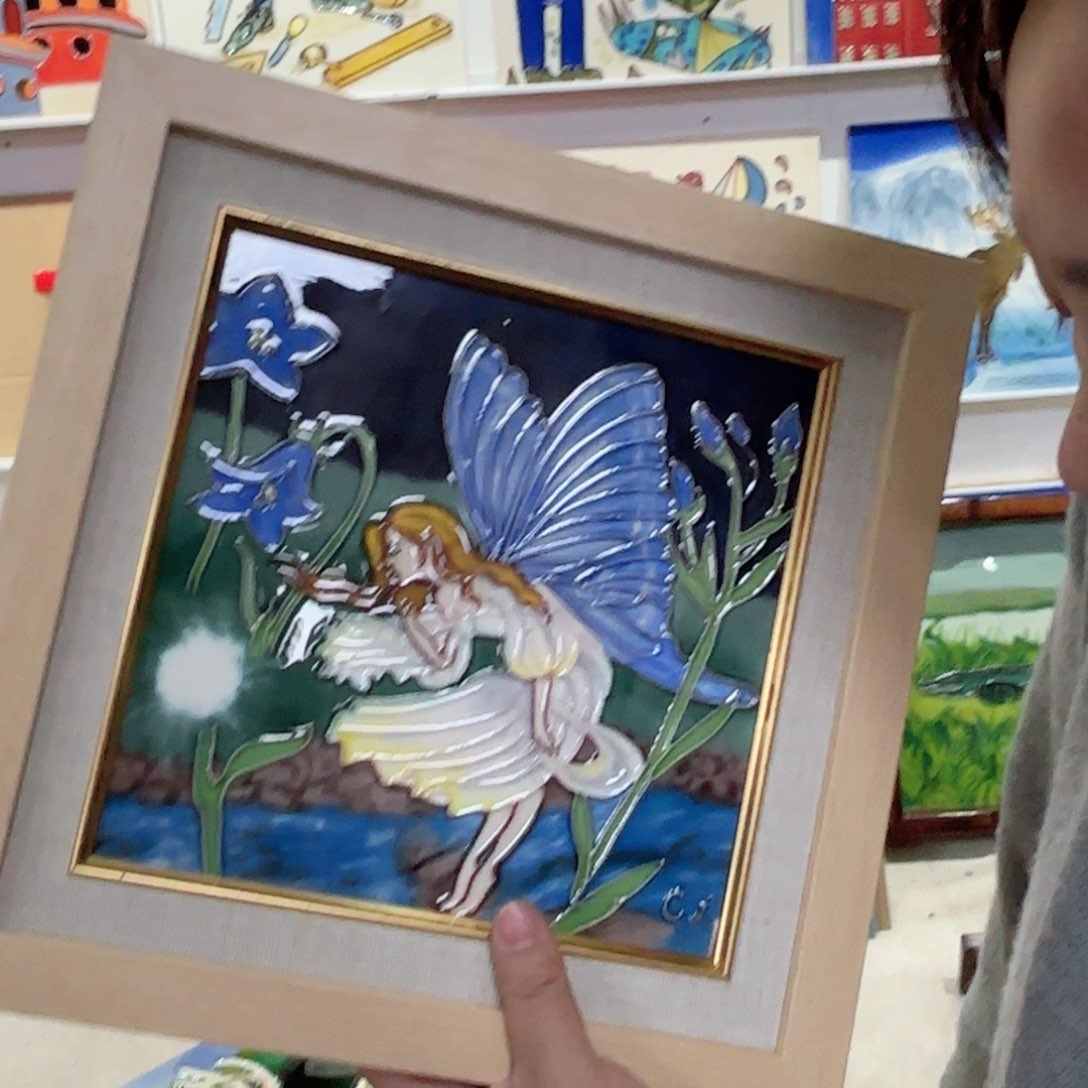 瓷片28.28连画带框微瑕福利