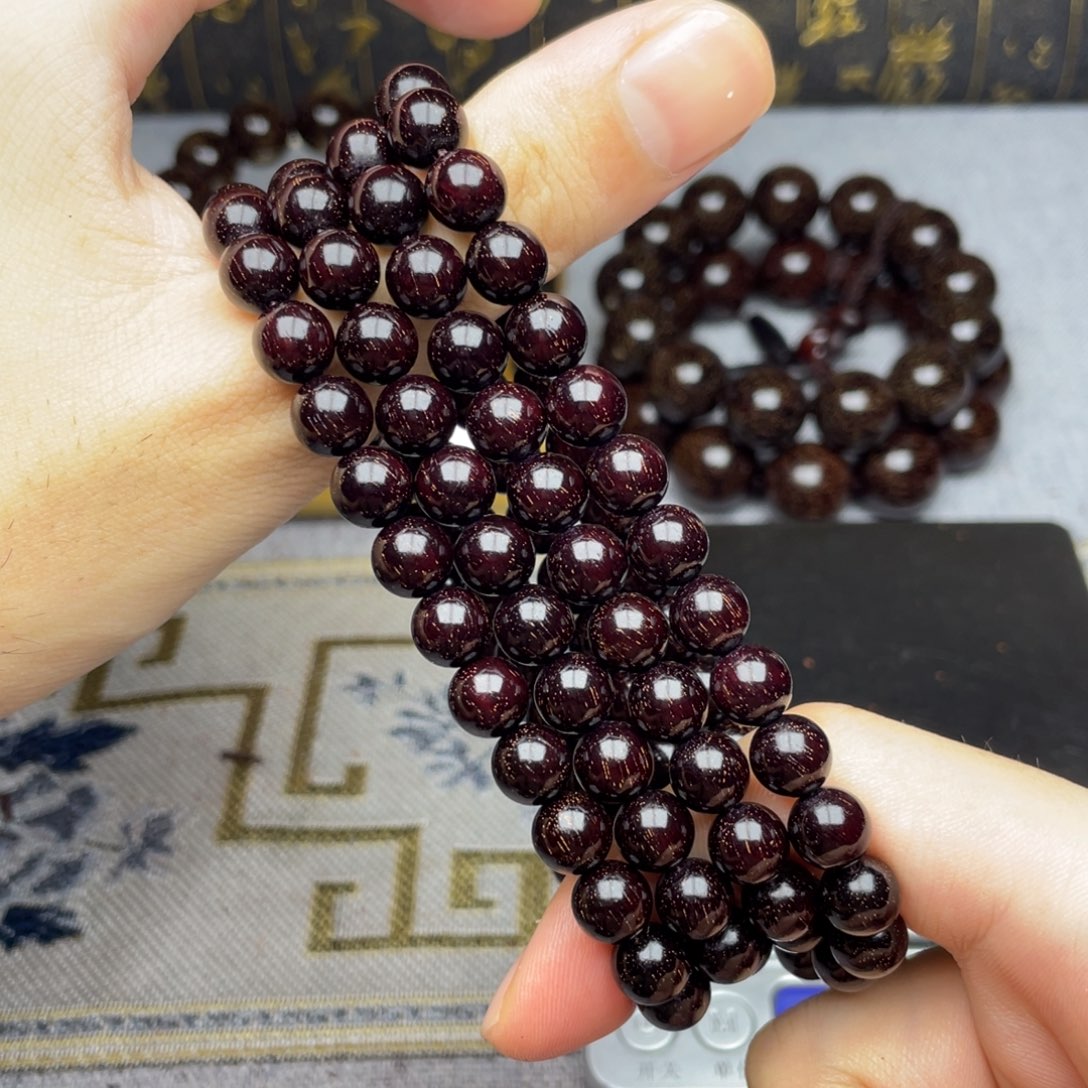 檀香紫檀（小叶紫檀）0.8 108颗 品质宣传 限购一条