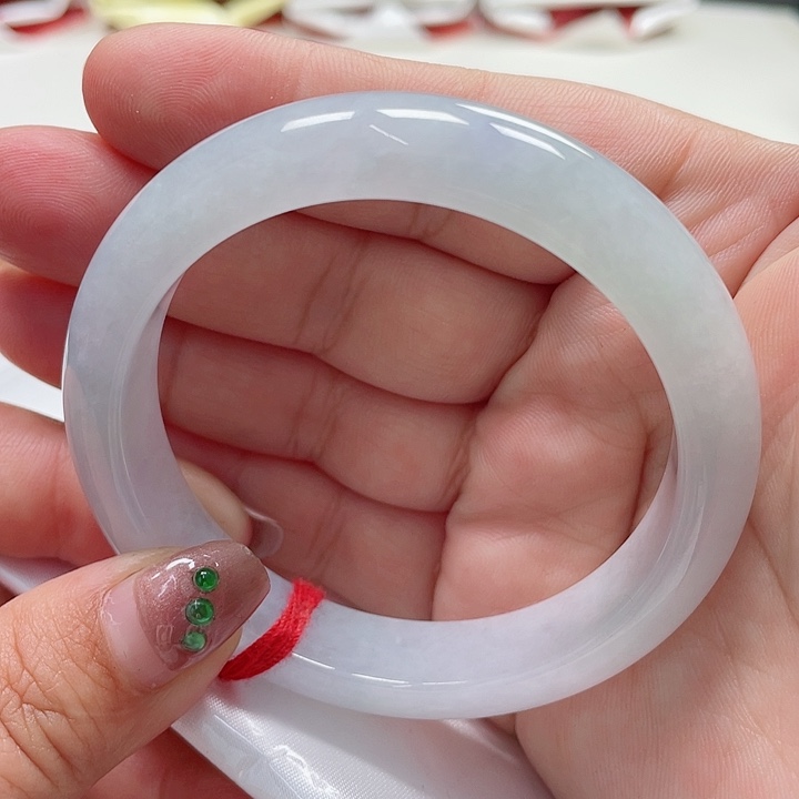 翡翠手镯未镶嵌缅甸翡翠手镯57圈