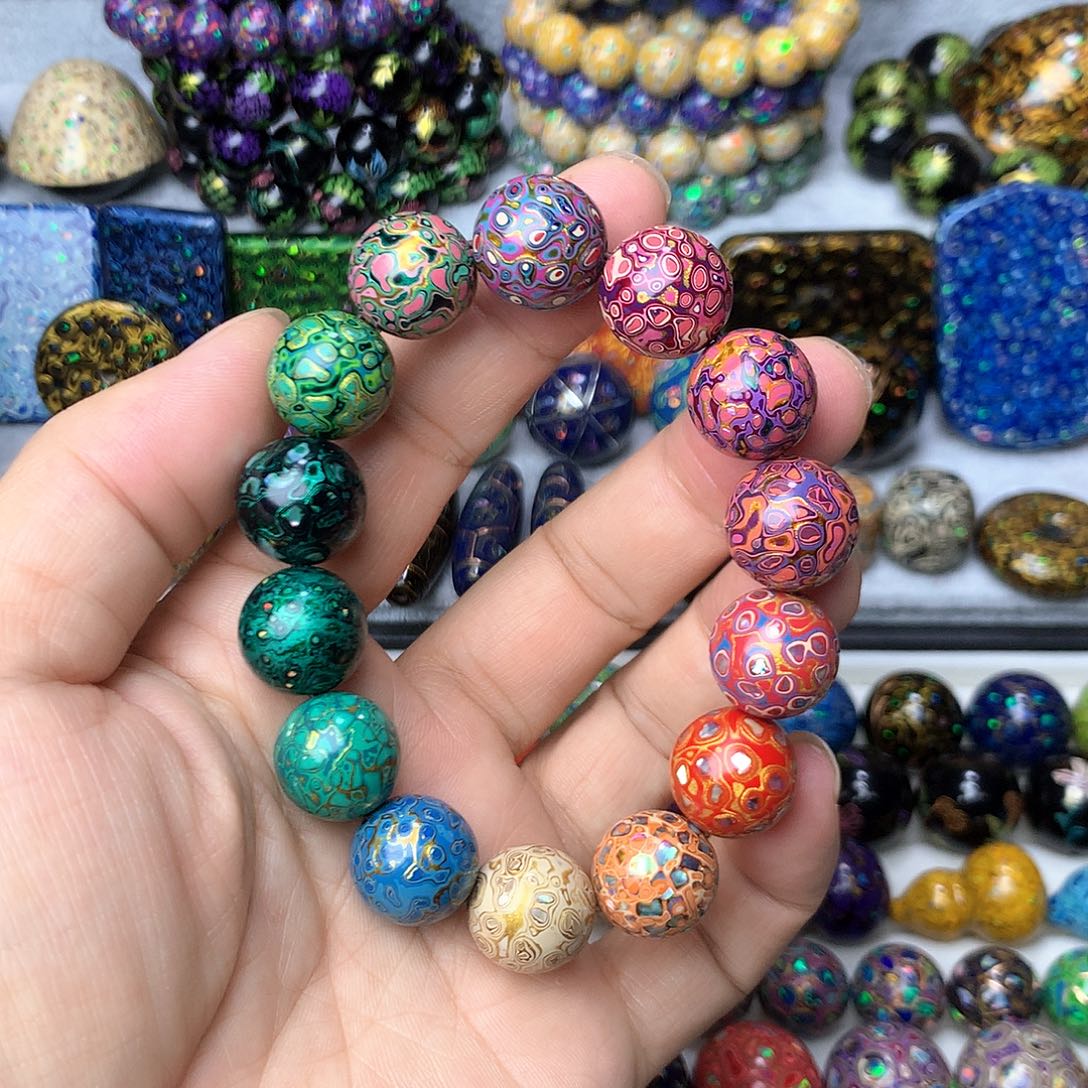 保真非遗大漆工艺犀皮细欧螺钿混搭1.5多宝特惠