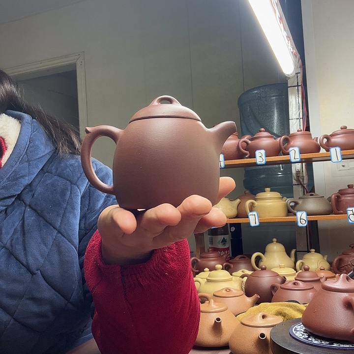 铭***）茶壶紫砂，大容量，230Cc，