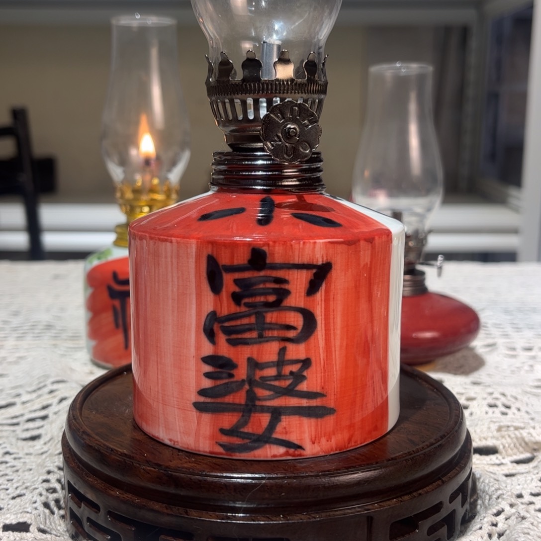 摆件景德镇陶瓷香薰灯