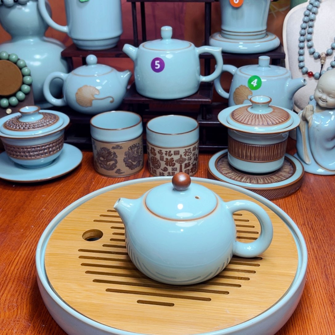 【闪购商品】品牌，天青，单壶，，品牌