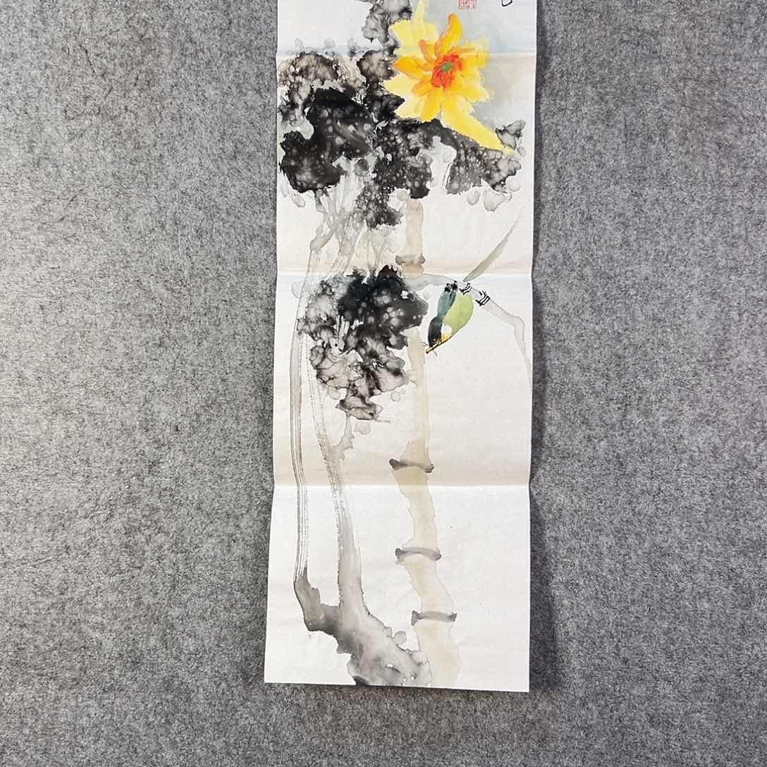 国画665 牡丹等植物生长于这里