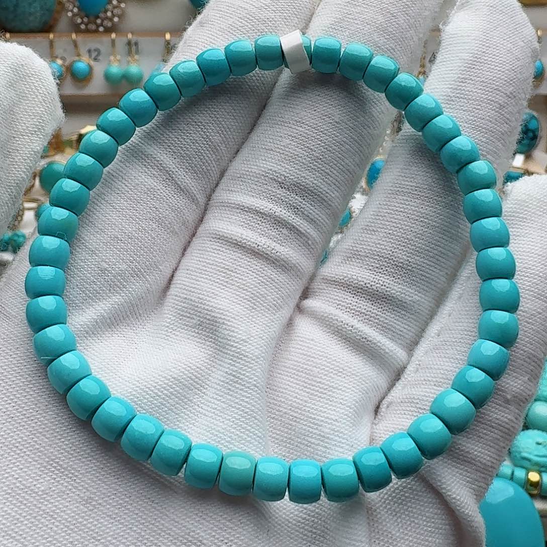 绿松石未镶嵌手链