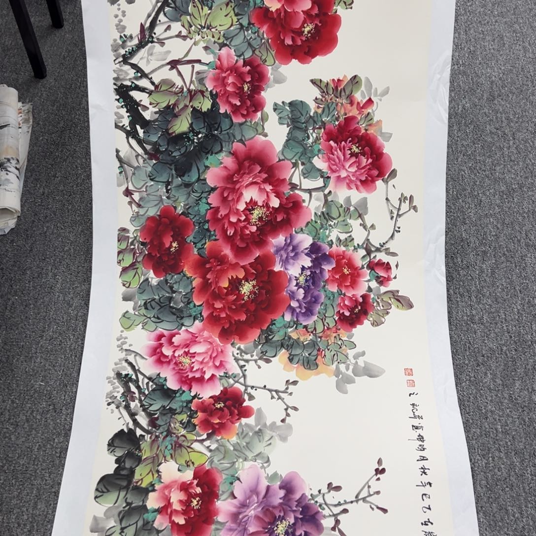 国画纯手绘字画宣纸