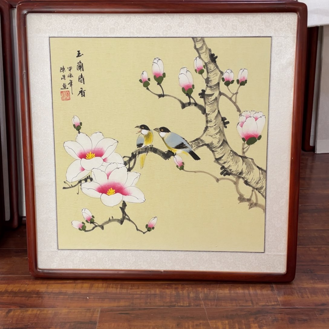 国画带框尺寸63*63厘米