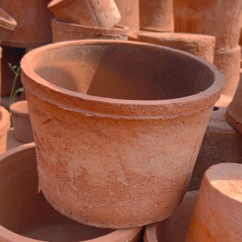 口26高19粗陶瓦罐微瑕大盆