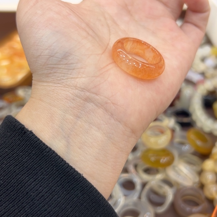玛瑙/玉髓合金戒指35港17
