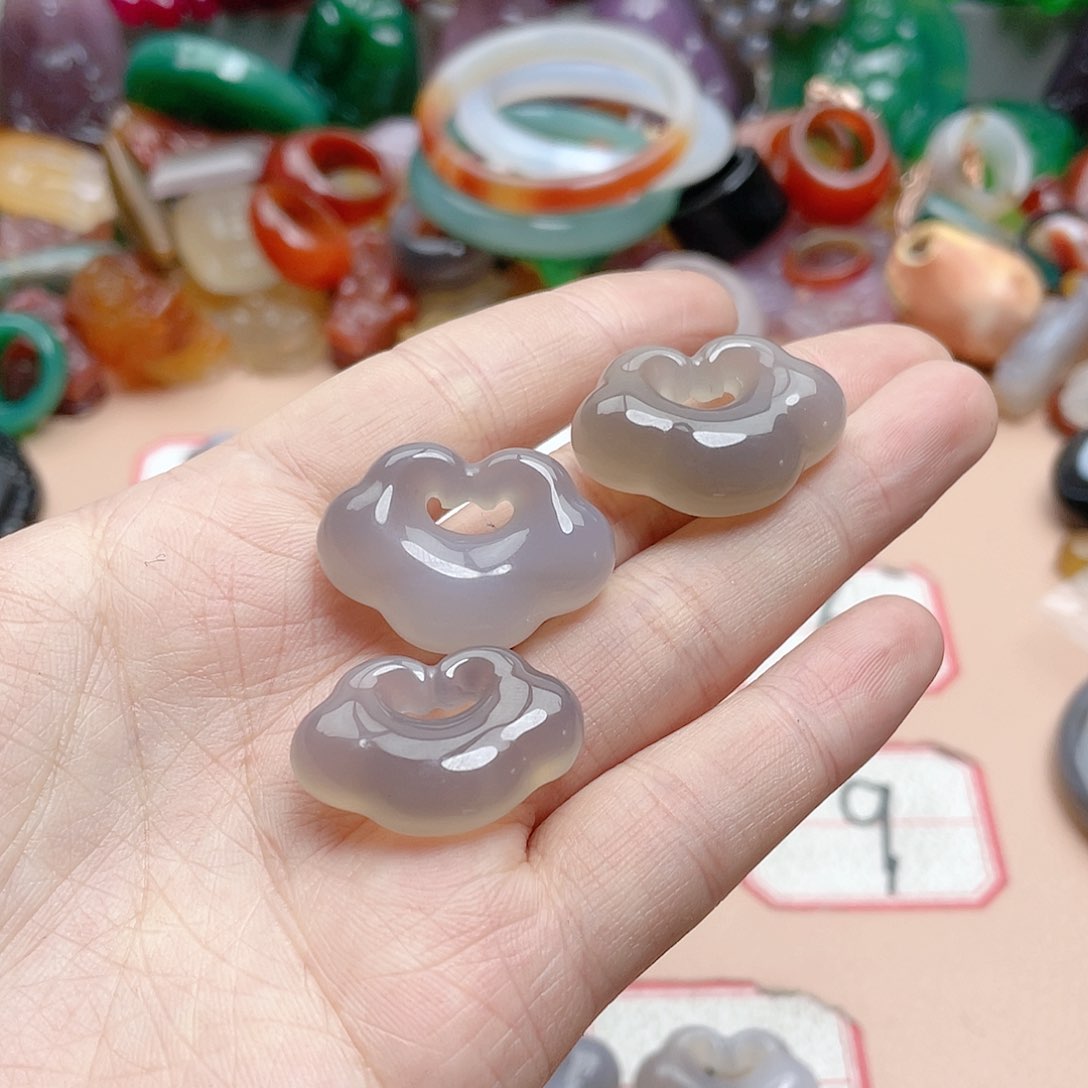 玛瑙/玉髓颈饰合金非****梅