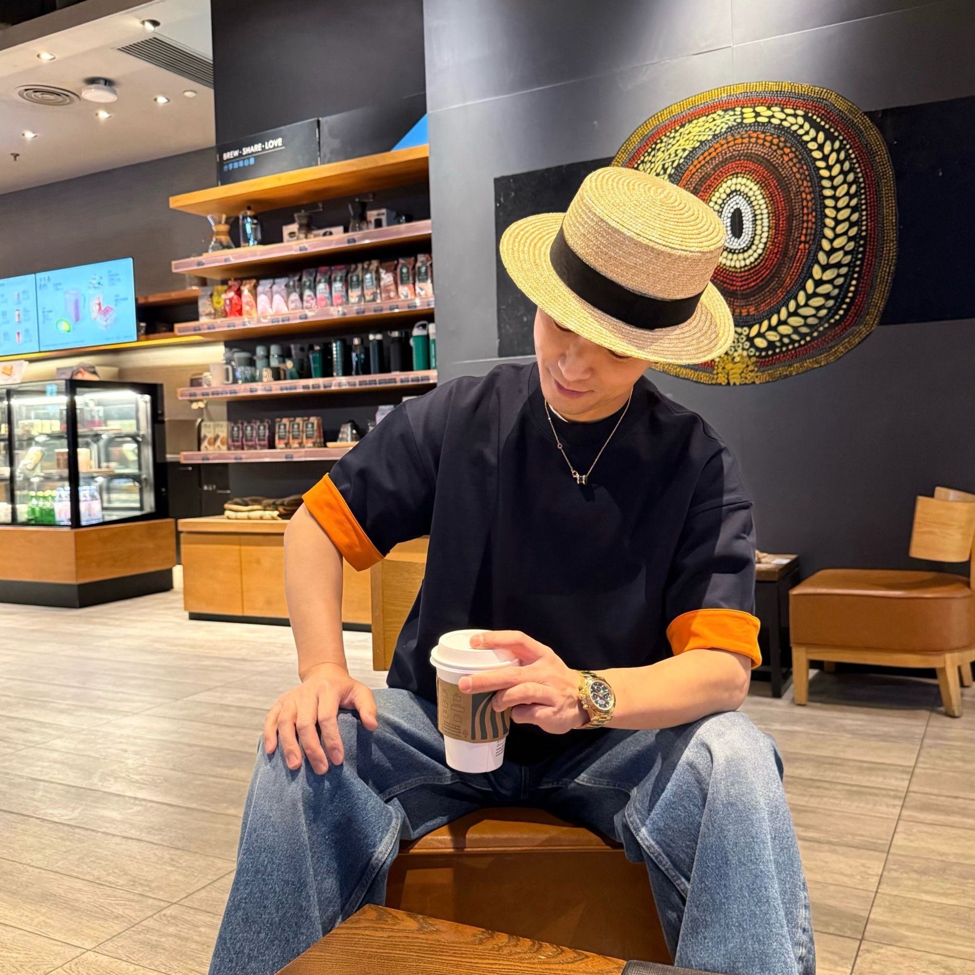 宽松【净版双层袖短T】男女同款