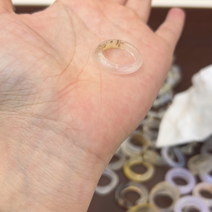 玛瑙/玉髓合金戒指49港15