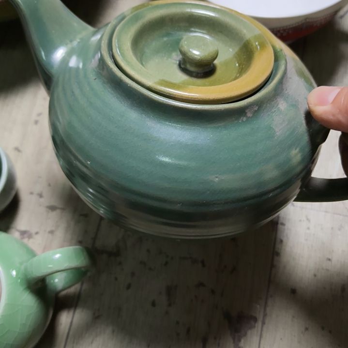 爱***雪瓷片磁州窑五厂盘碗壶杯