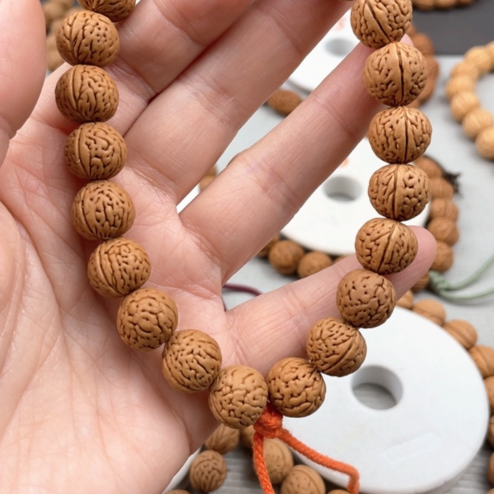 今***王核桃手串/手链13尺寸野生桃核手持