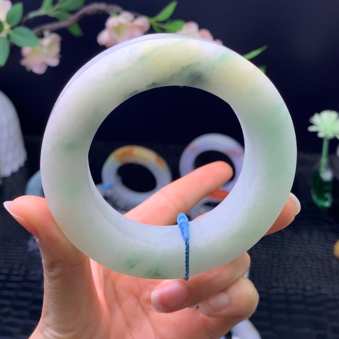 定制翡翠未镶嵌手镯54-68