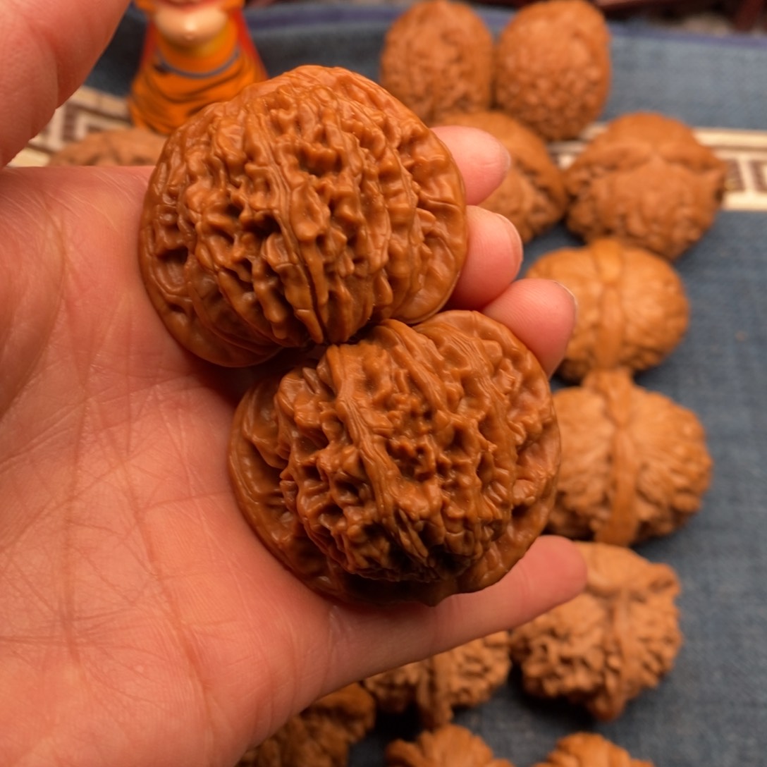 文玩核桃把件43全品平谷楼