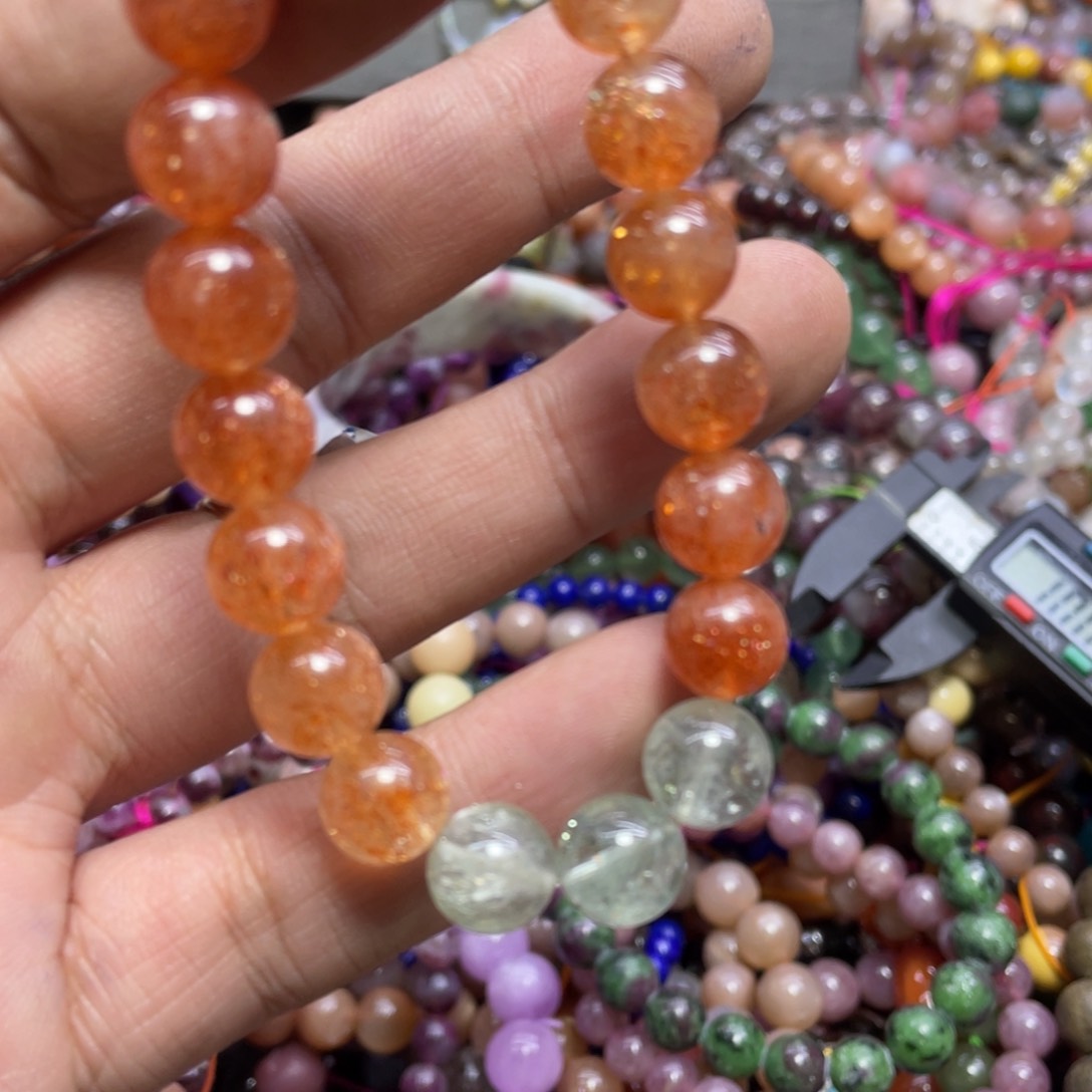 紫晶颈饰银S800镀金镶嵌