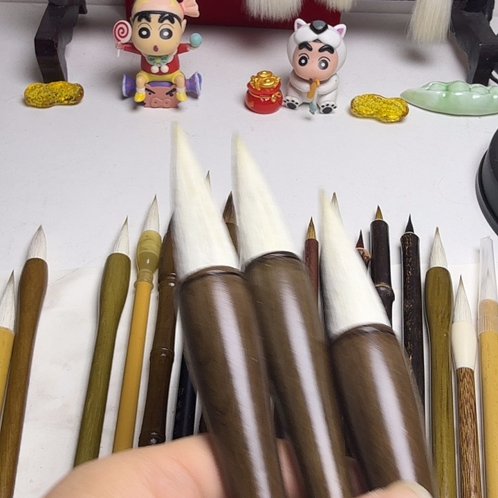 毛笔书法作品斗笔
