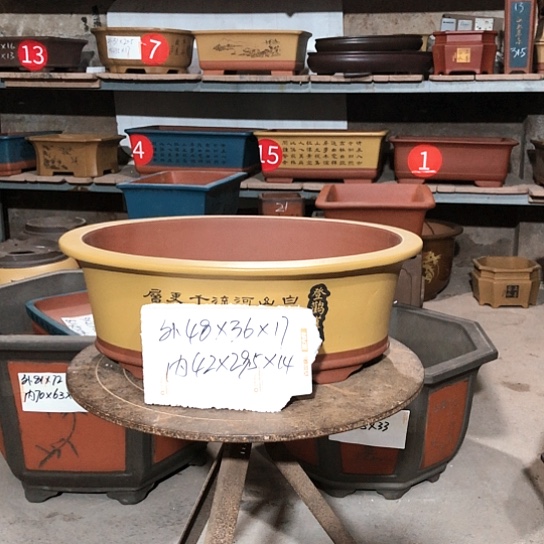 紫砂紫砂花盆包邮