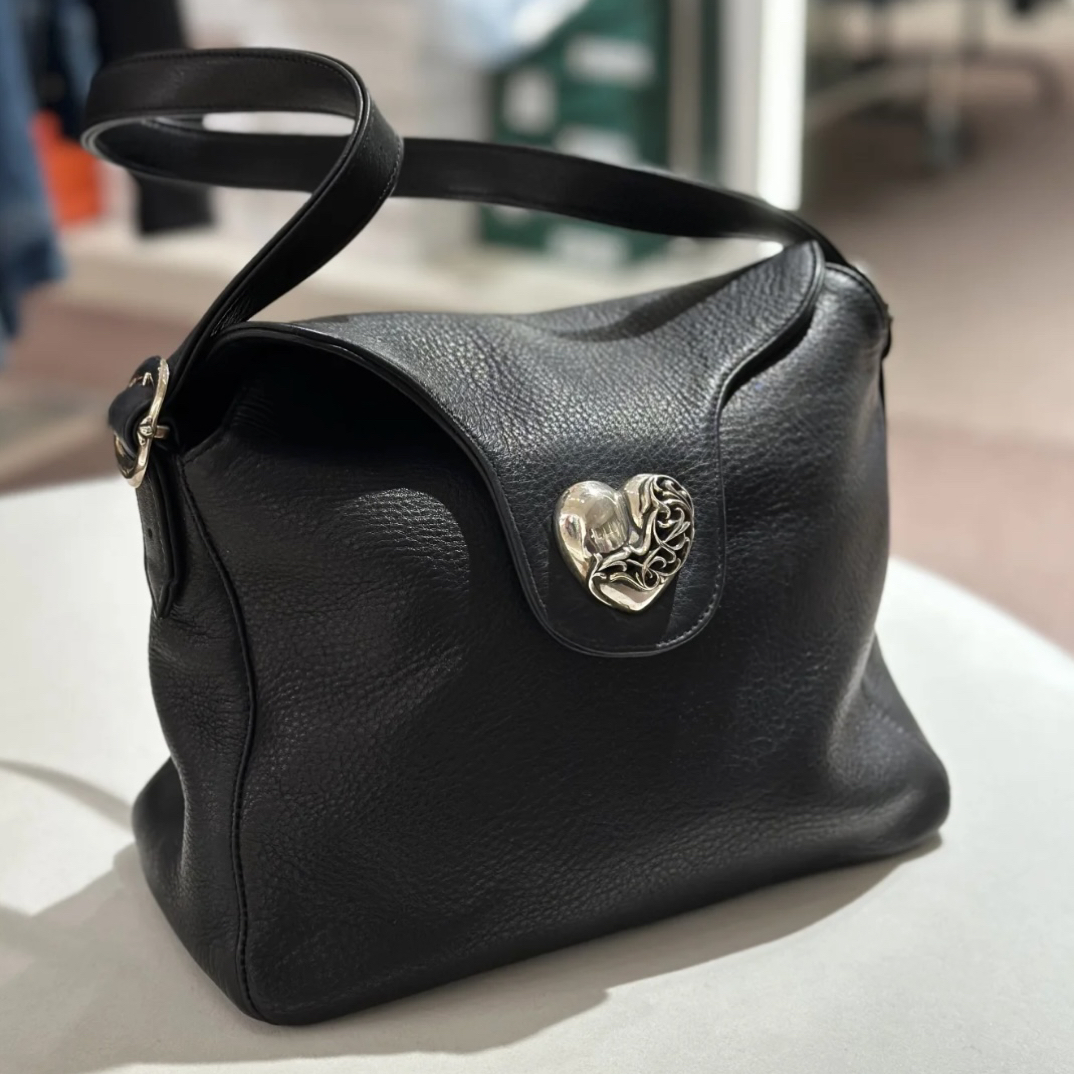 2025秋冬新款头层牛皮鸡块包双肩带单肩斜挎包24*17