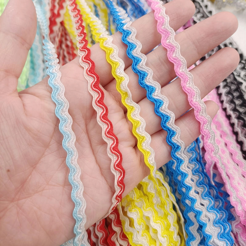 买一送一【宝老板】5毫米双色S型波浪丙纶装饰花边