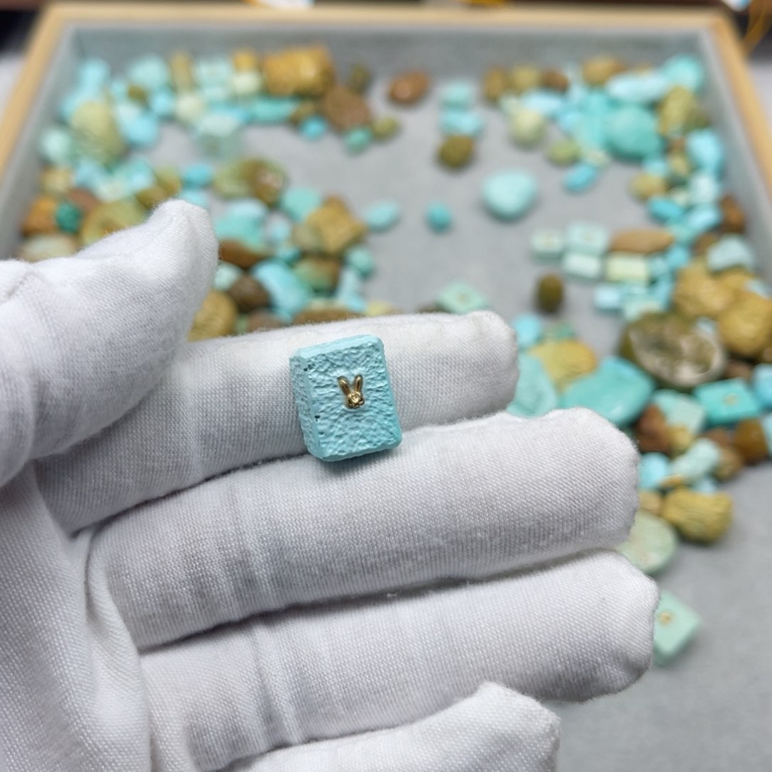 绿松石挂件未镶嵌