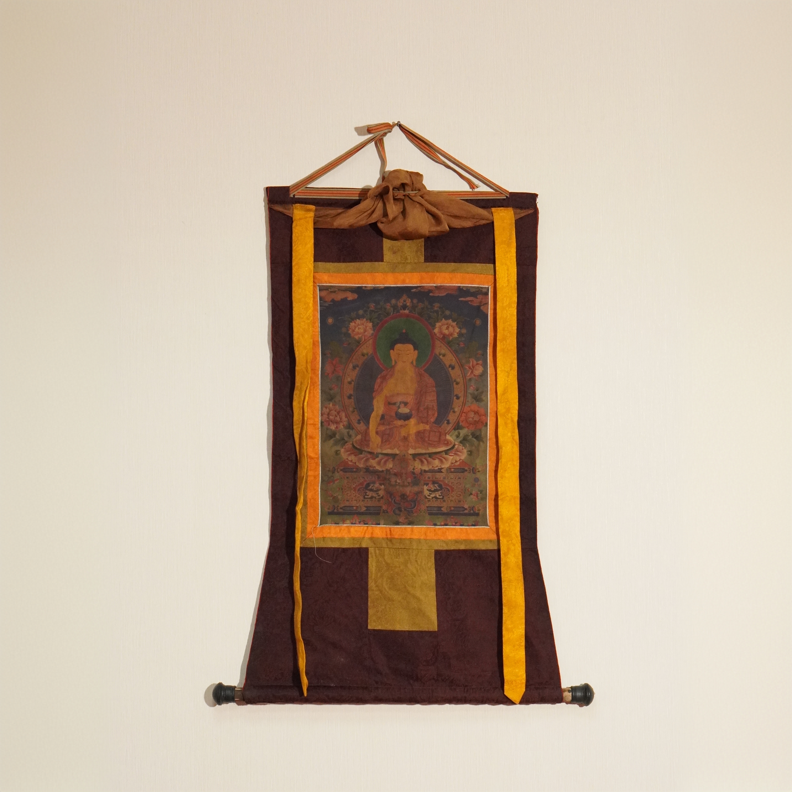 民国释迦摩尼唐卡/LBTGW0012/古玩老串/律宝堂