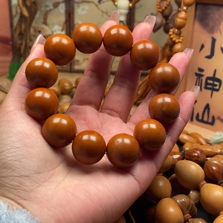 手串/手链橄榄核2.0光珠反油