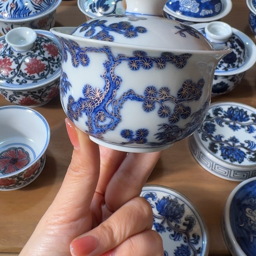 陶摆件手工手绘景德镇陶瓷