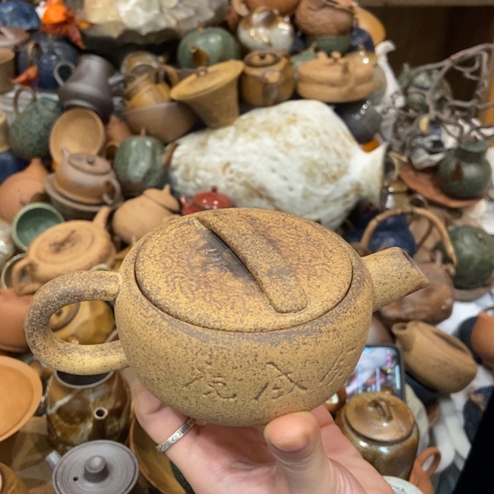 柴烧老岩泥高端茶器
