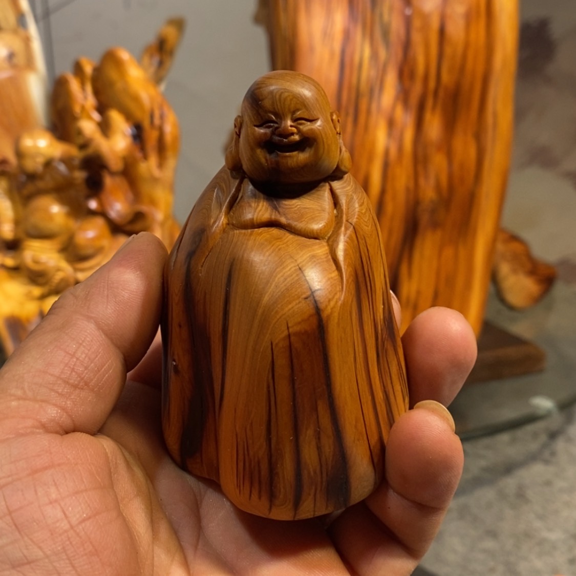 【闪购商品】柏木（崖柏）木雕工艺品摆件家居装饰手把件