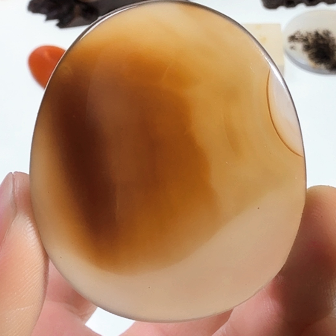 未镶嵌玛瑙/玉髓珠宝半成品