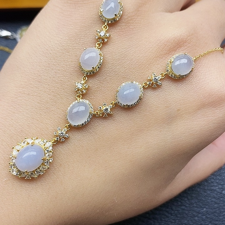 银S925镶嵌戒指翡翠