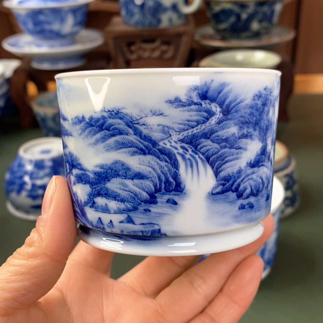 杯景德镇陶瓷手工手绘