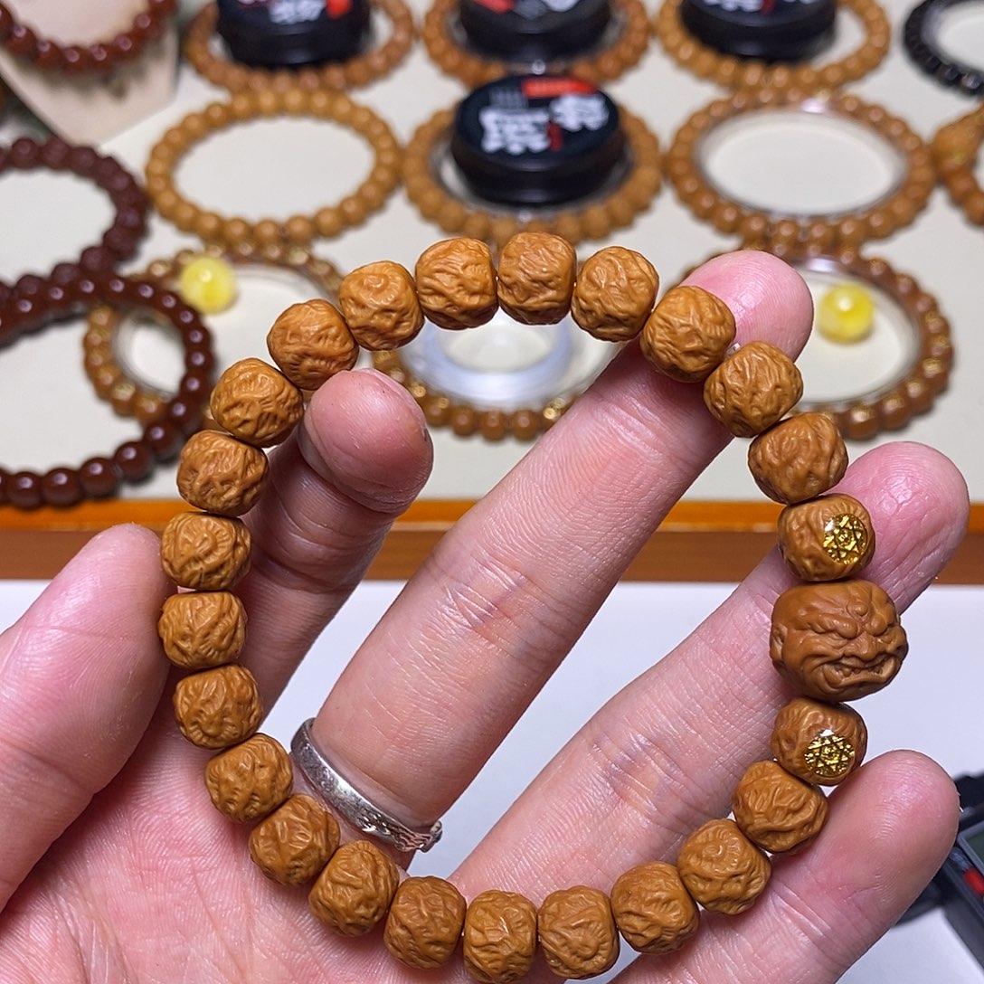 猴头核桃手串全品双标款獠牙恶僧观山无相 尺寸10左右 馒头料