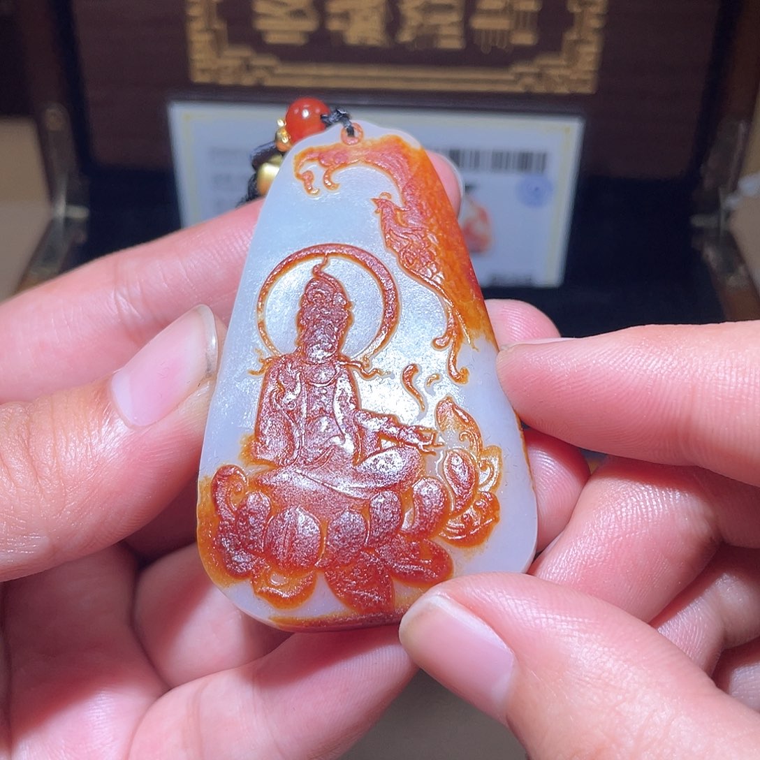 和田玉颈饰未镶嵌A7 