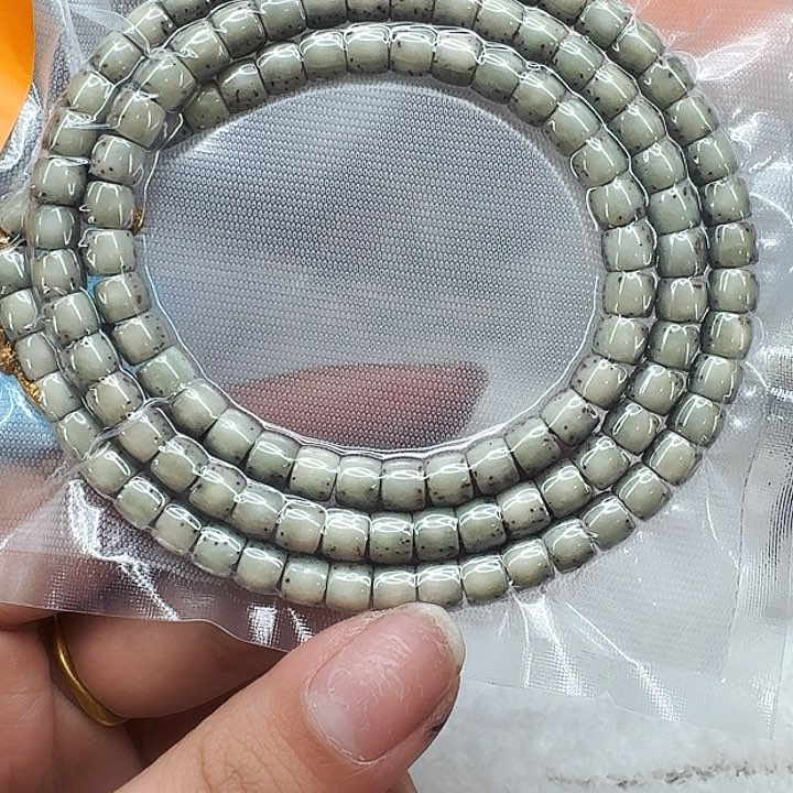 星月菩提手串323长老半臂星月菩提河豚65直108