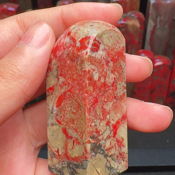 昌化石印石好*生精品昌化鸡血石