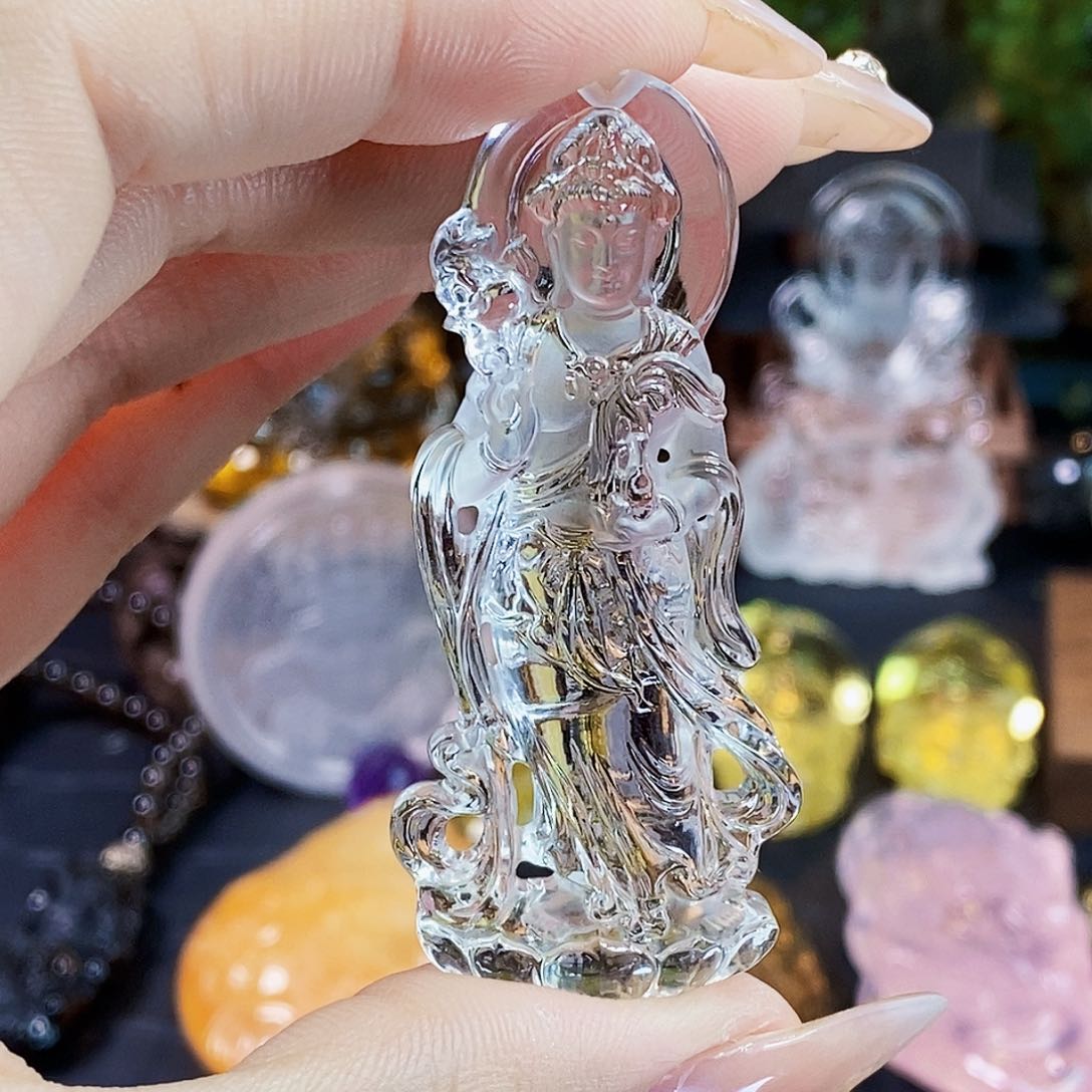 水晶颈饰未镶嵌四*吊坠