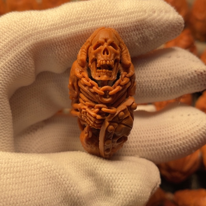 橄榄核手串/手链骷髅战士