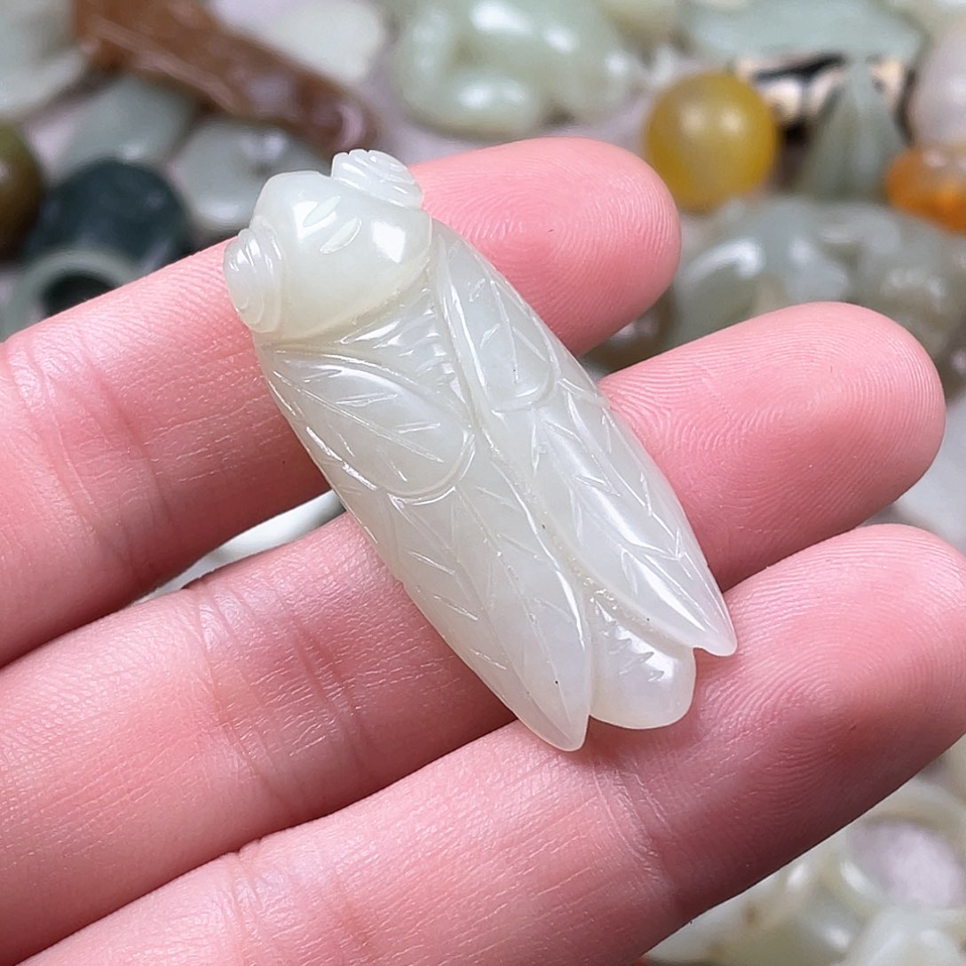 和田玉（糖玉）颈饰未镶嵌