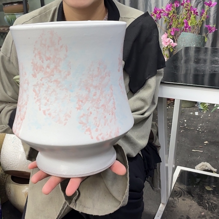 19×24 -粗陶花盆有孔-买买买