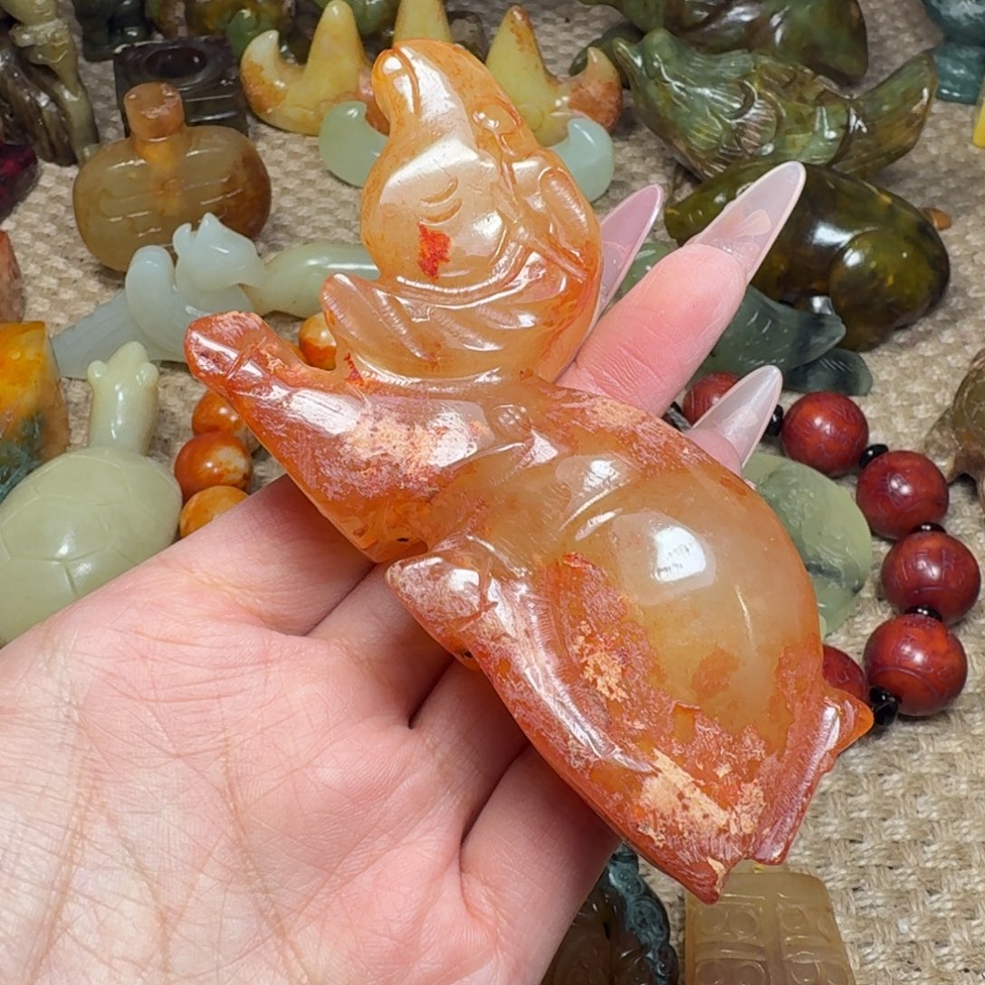 白玉菩提吊坠挂件