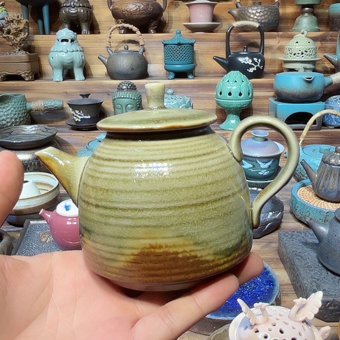 陶瓷香炉茶具摆件